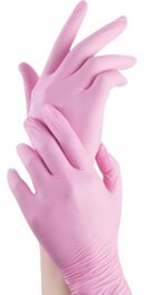 Nitrile Gloves SMALL Power free Pink - Medical Choice