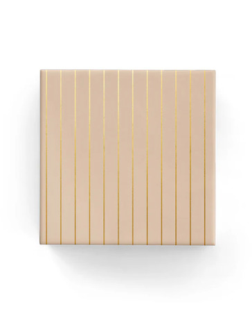 Pinstripes Wrap Beige Gold - Bee Dee