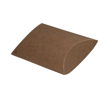 Pillow Box Natural Kraft 95x102x38mm - Bee Dee