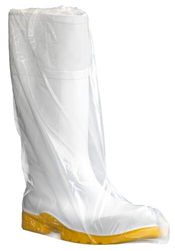 Polyethylene Boot Covers - Clear, 510mm x 70mu - Matthews