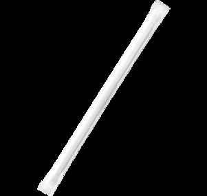 Paper Regular Straws Wrapped - Black, 6mm x 200mm, 300gsm, FSC Mix'  - Matthews